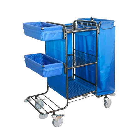 Тележка для горничных универсальная, Модель №1.1 (Васильковый)